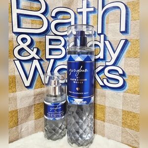 Bath & Body Works Gingham Set.